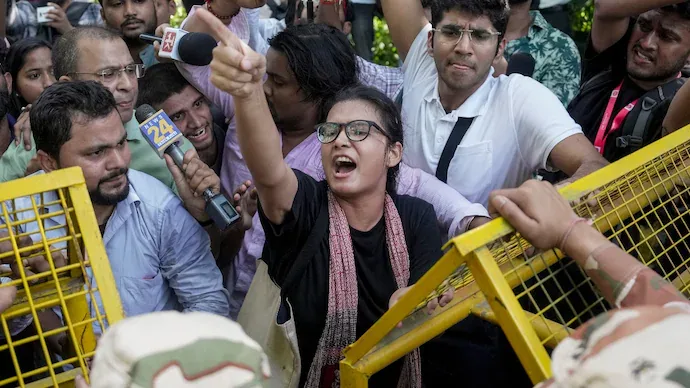 Neha Bora was placed under preventive detention on October 16 while travelling to participate in the Cockroach Janata Party's (CJP) 'Lehra Do Tiranga', or 'Let the Tricolour Fly', march.