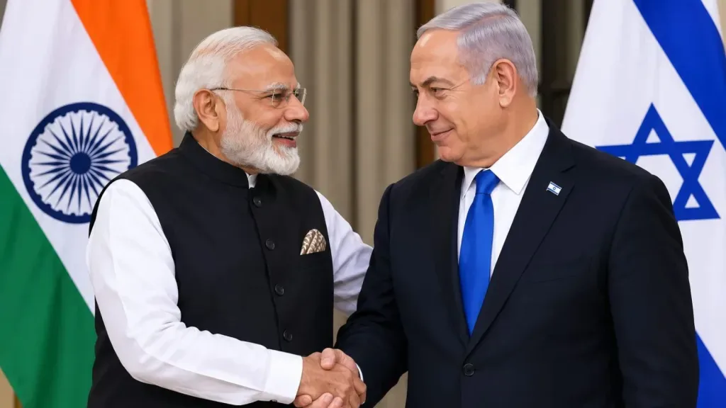 Prime Minister Narendra Modi and Benjamin Netanyahu. (AI-Generated)