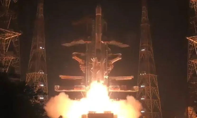 IMAGE: Navigation satellite NVS-03 successfully injected into designated orbit. Photograph: ISRO