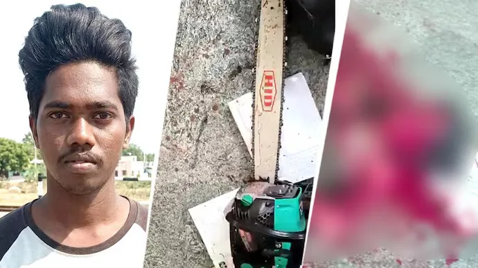 The accused attacker arrested shortly after CM Chandrababu Naidu assured survivor's mother (Photo:ITG/X)