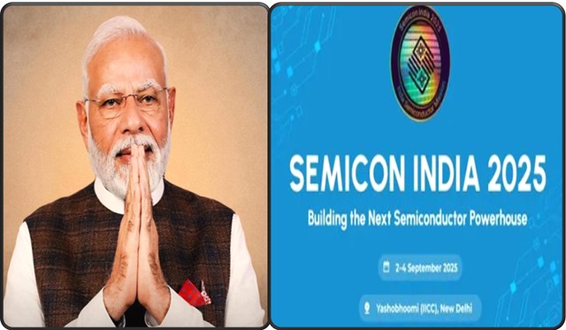 pm modi inaugurated semicon india 2025