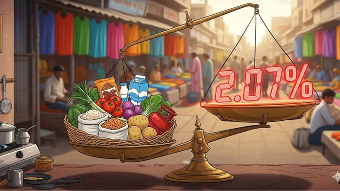Retail inflation rate increased to 2.07% in August