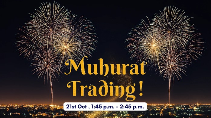Muhurat trading will take place on October 21st for Diwali