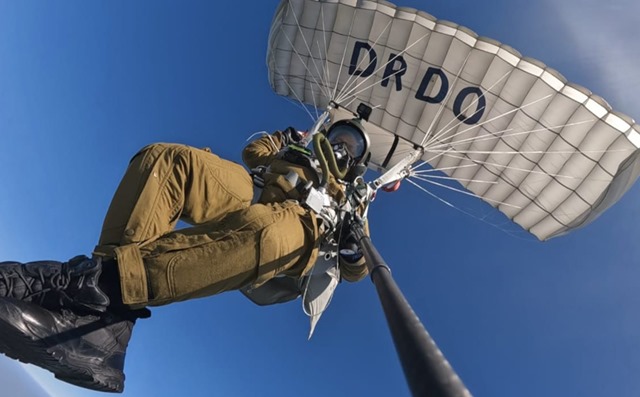 military combat parachute system by DRDO was successfully tested