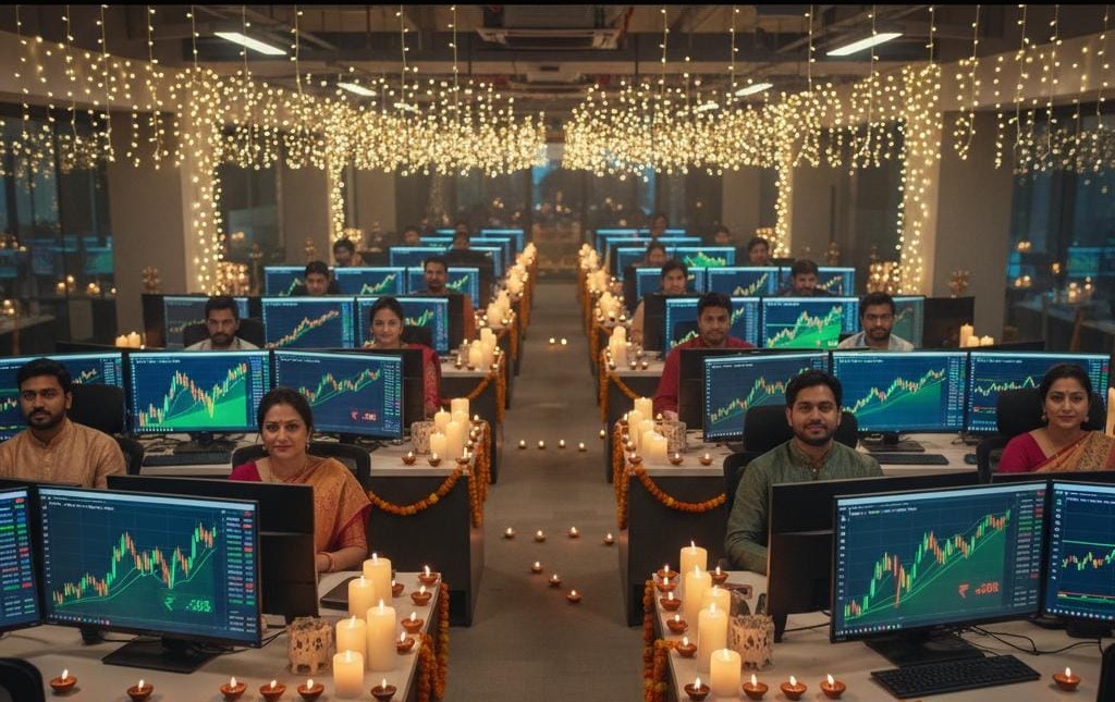 stock market open on diwali