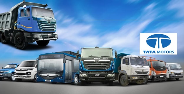 Tata Motors commercial vehicle unit listed at a 28% premium