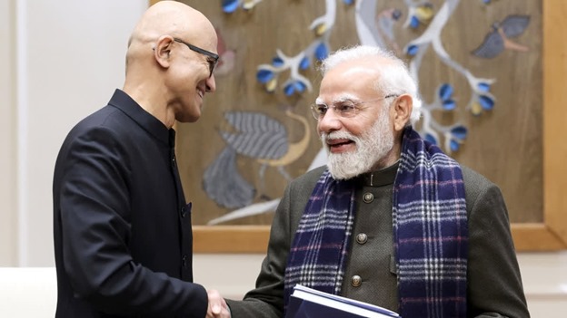 Microsoft invests $17.5 billion in India