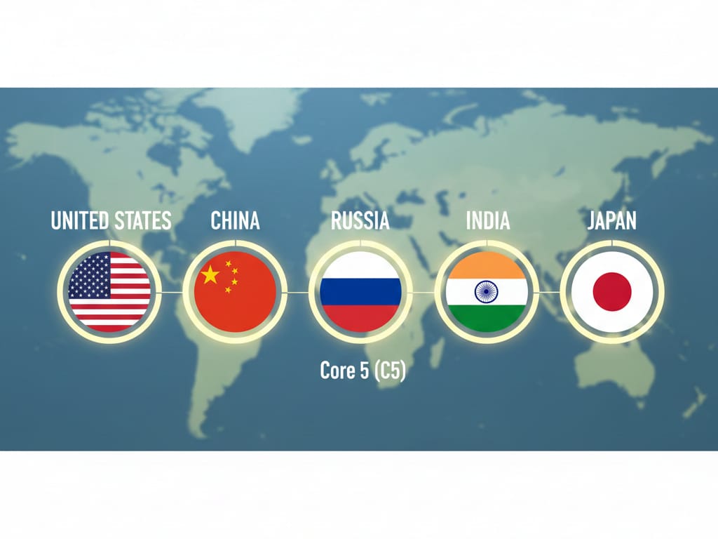 New proposed global power group Core Five