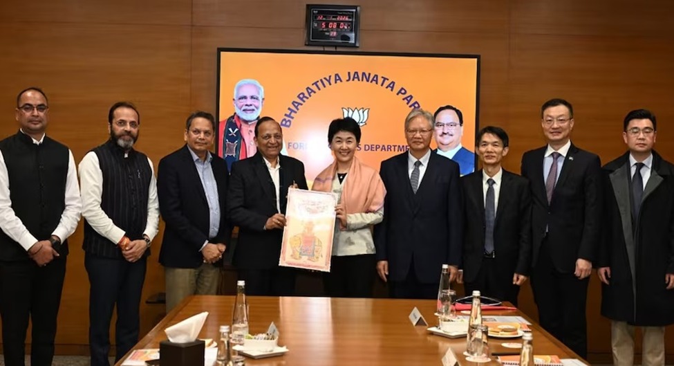 Chinese Communist Party visit to BJP headquarters