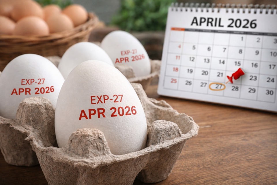 UP egg expiry date rule