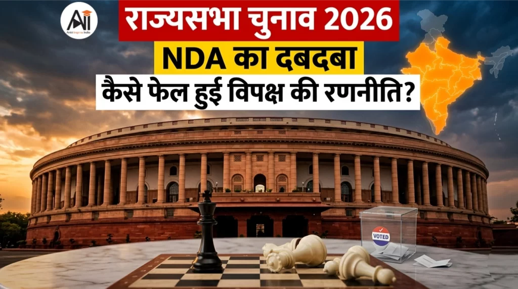राज्यसभा चुनाव 2026: NDA का दबदबा, कैसे फेल हो गई विपक्ष की रणनीति ?