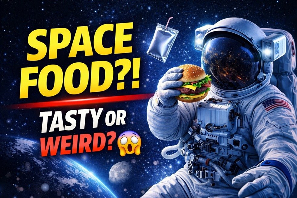 What do astronauts eat on their trip to the moon