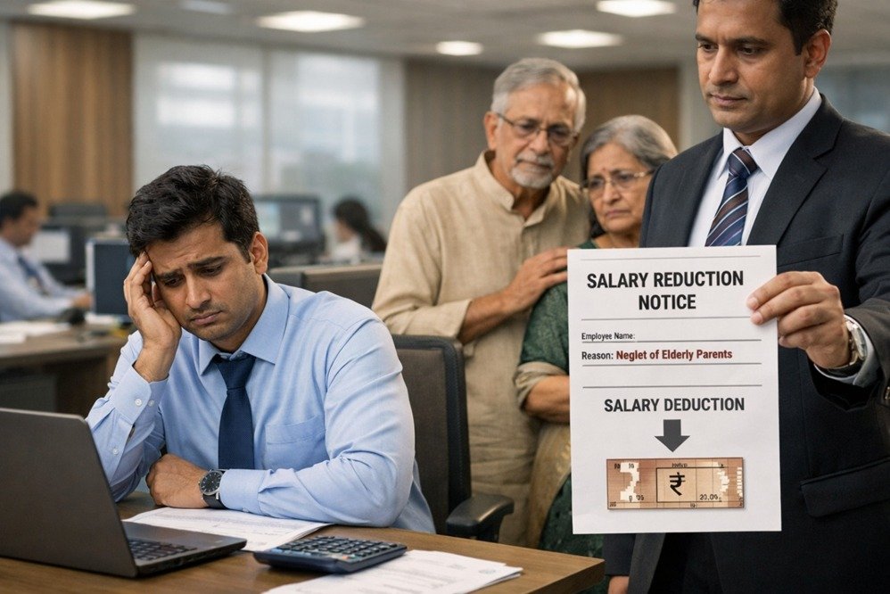 telangana government rule salary deducted ignoring parents