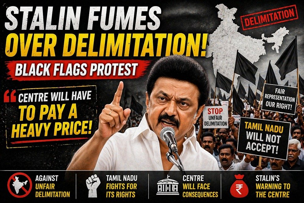 Stalin furious over delimitation
