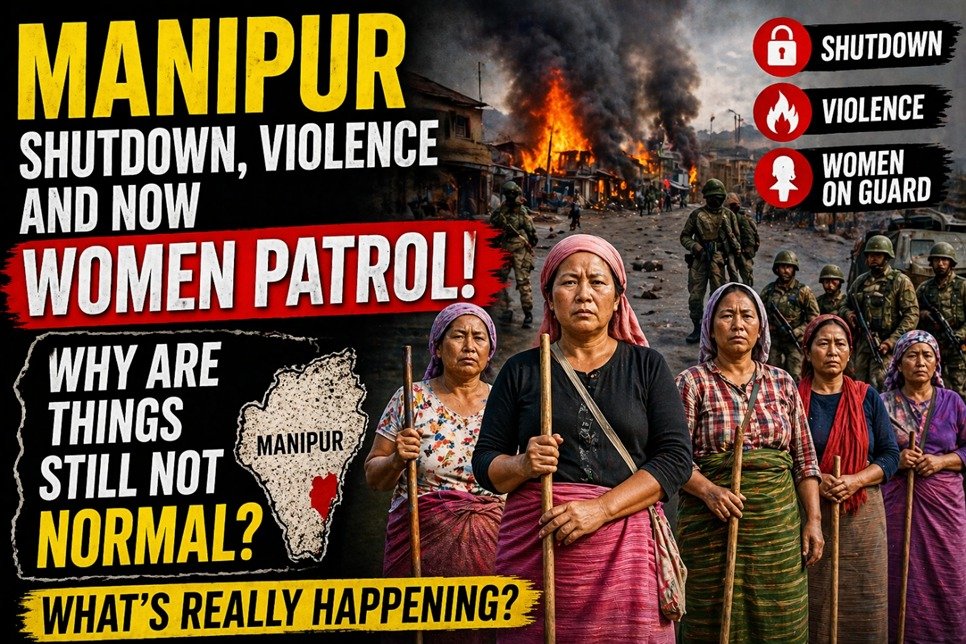 situation not returning to normal in Manipur