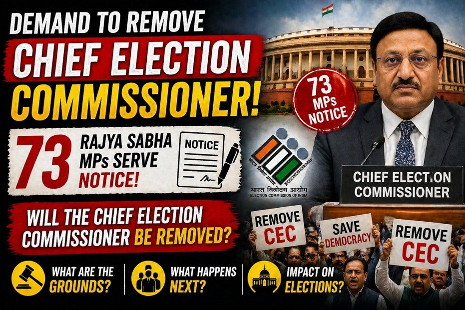 Demand for the removal of the Chief Election Commissioner