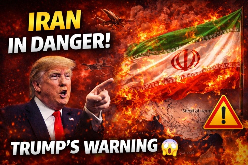 Donald Trump warning Iran to destroyed