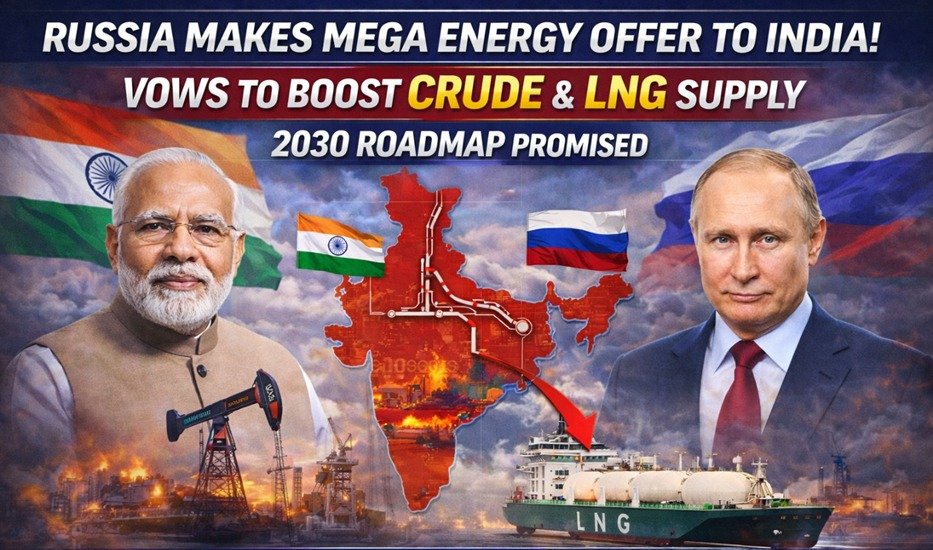 Russia promises increase crude and LNG supplies to India