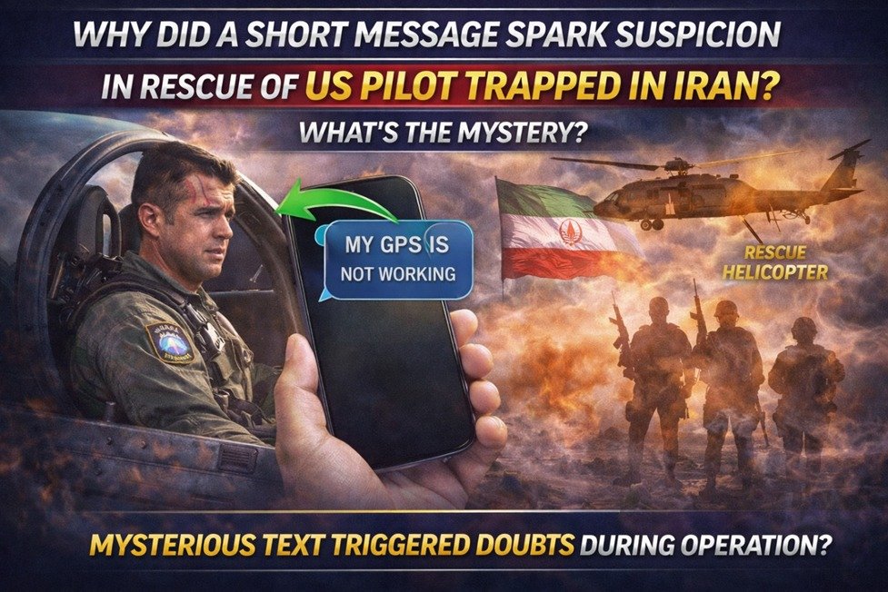 American pilot stranded in Iran