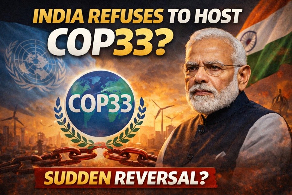 India refuses host COP33