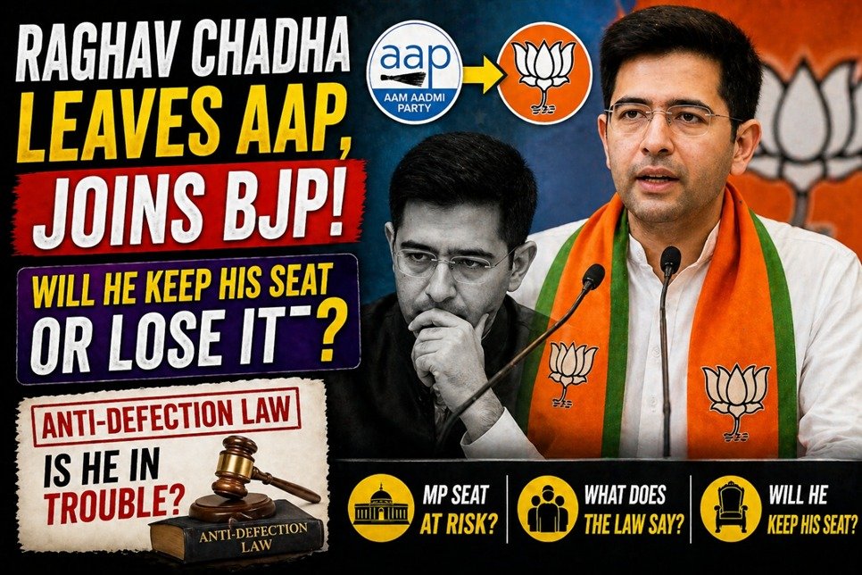 Raghav Chadha left AAP to join BJP