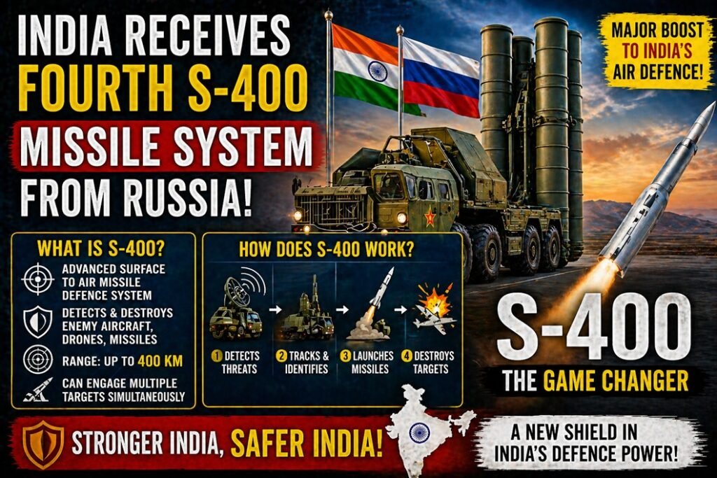 India security strengthen fourth S-400 system