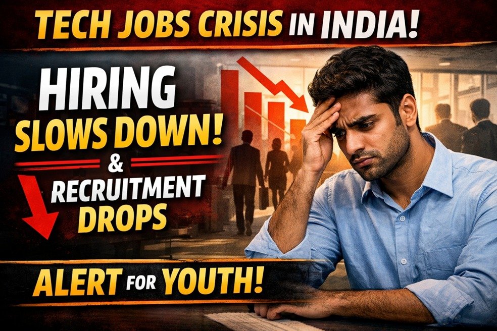 tech jobs India hiring slowdown