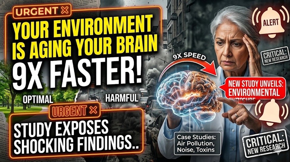 Your environment is making your brain age 9 times faster
