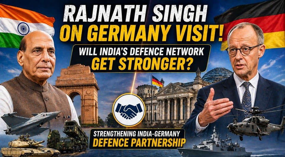 Defense Minister Rajnath Singh visits Germany