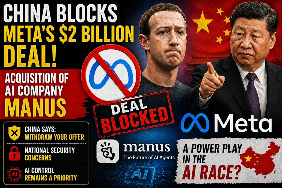 China blocks Meta $2 billion deal