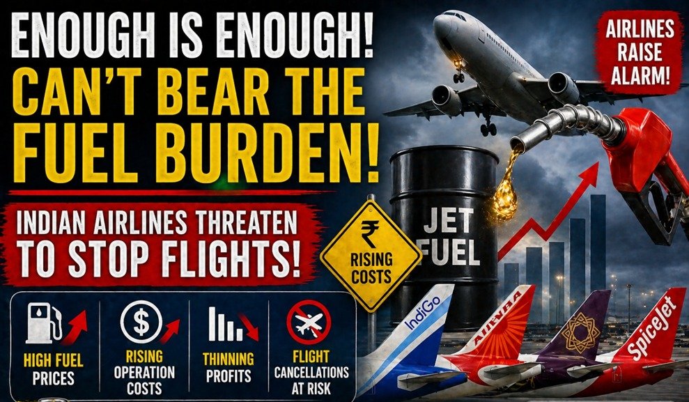 Indian airlines threaten to stop flights