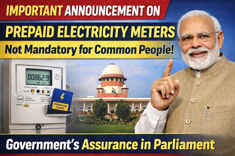 prepaid electricity meters not mandatory for common people