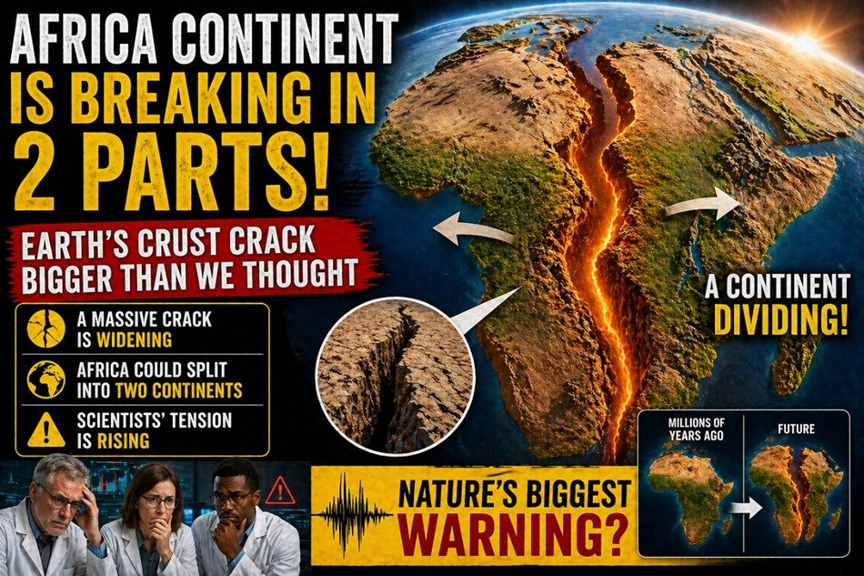 Dangerous crack in Earth crust