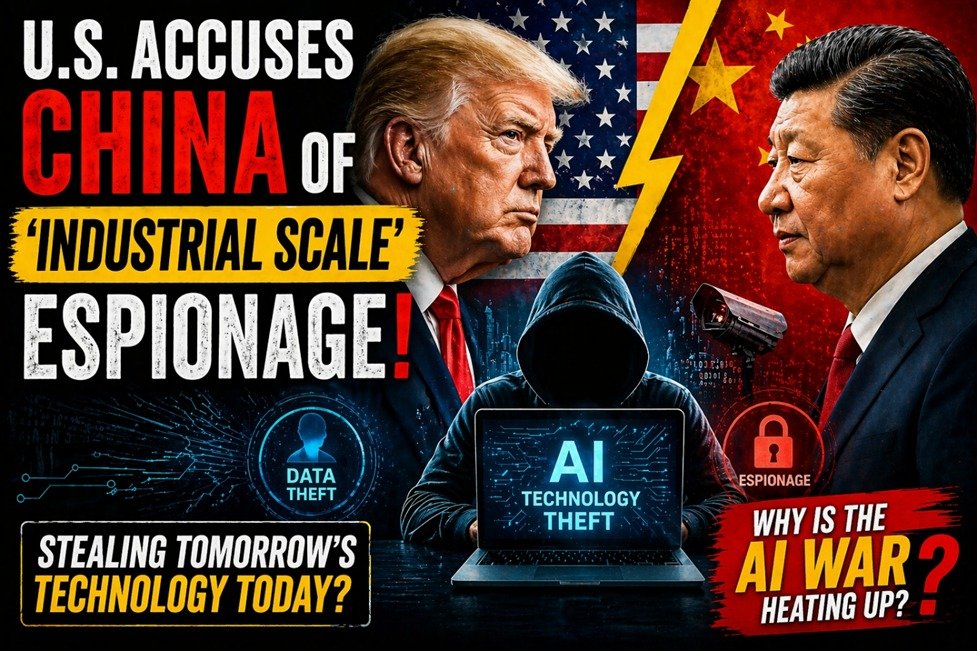 US accuses China of industrial-scale espionage