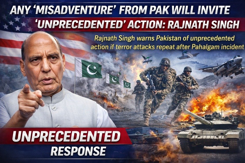 Rajnath Singh warning to Pakistan