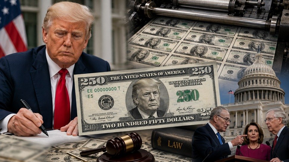 Trump $250 note be printed in the US