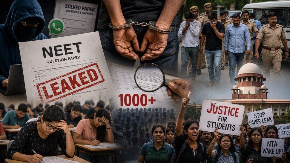 7 arrests in NEET paper leak