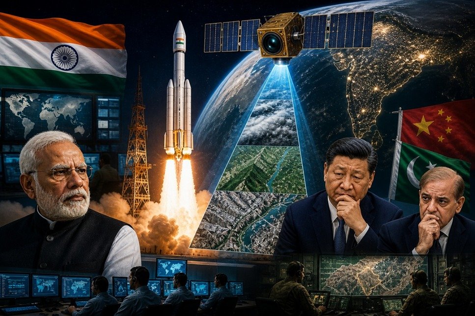 India largest private satellite Drishti launched
