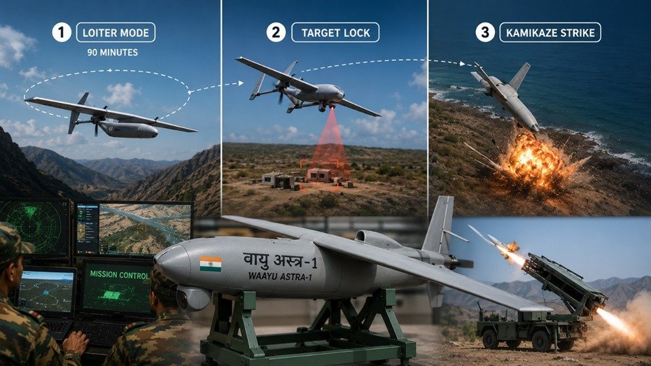 India suicide drone Vayu Astra-1 successfully tested