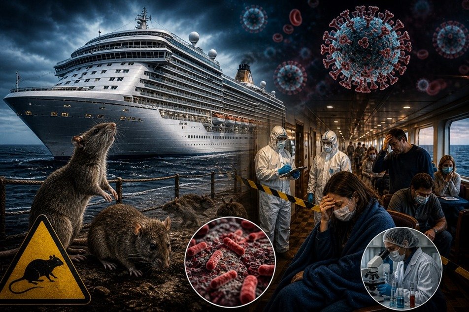 Cruise ship in Atlantic Ocean become death trap