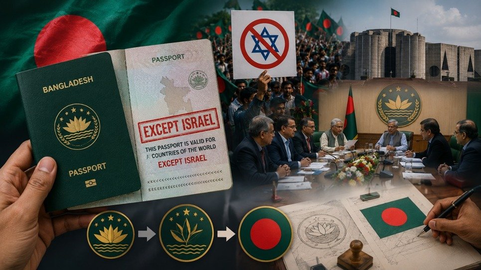 Bangladesh except Israel rule will return on passports
