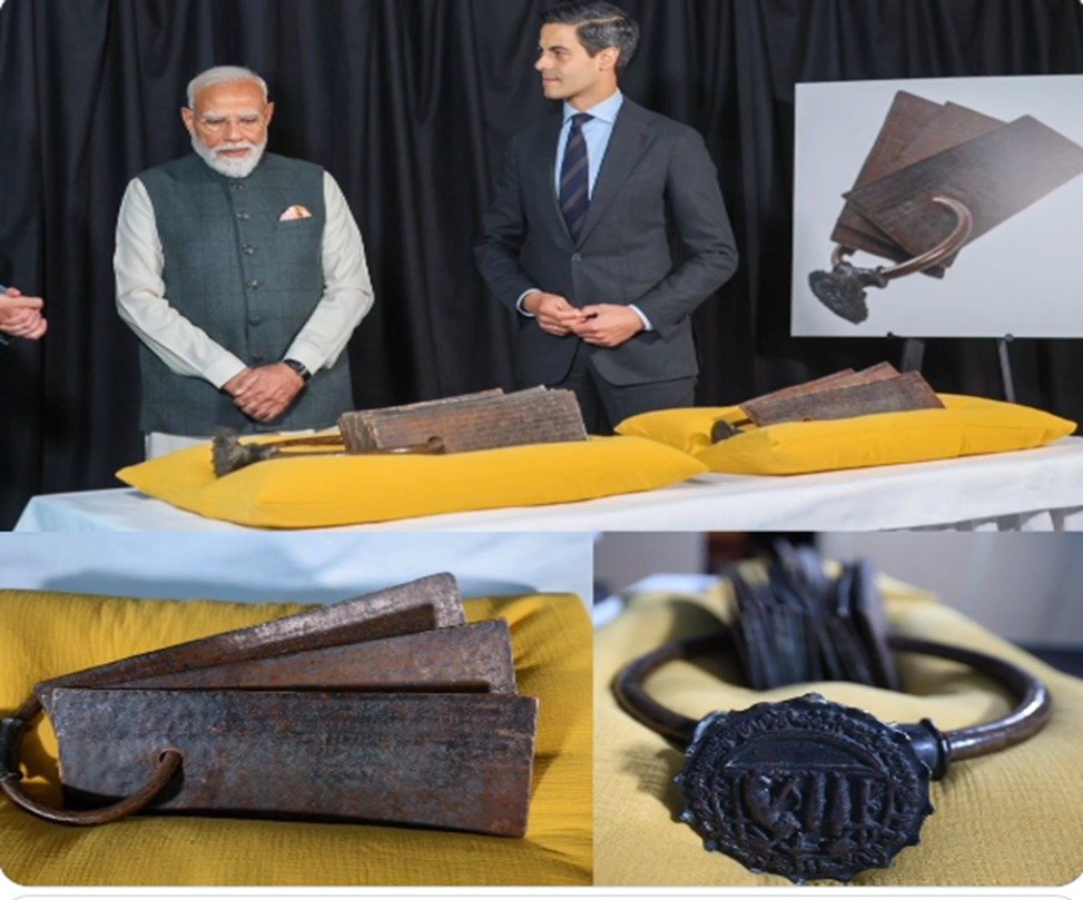 1000-year-old Chola copper plates coming to India