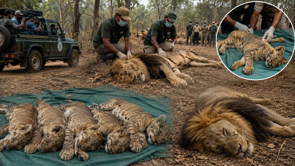 deaths of eight lions in Gir have raised concerns