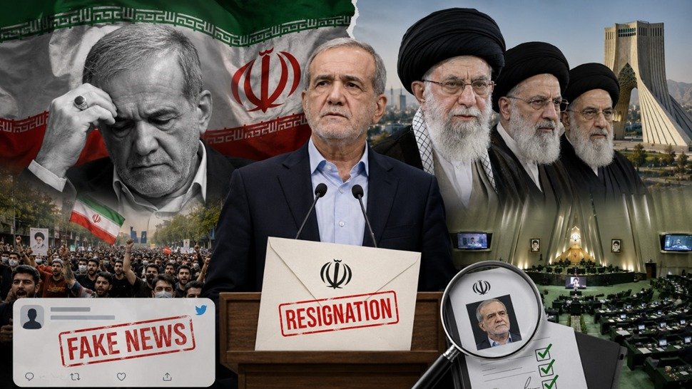 President Masoud Pazashkian truly resigned