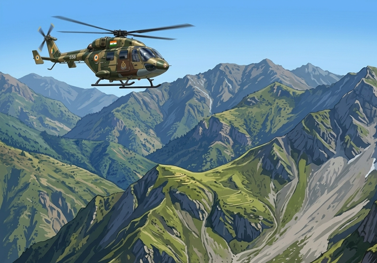 Indian military helicopter cross Nepal airspace