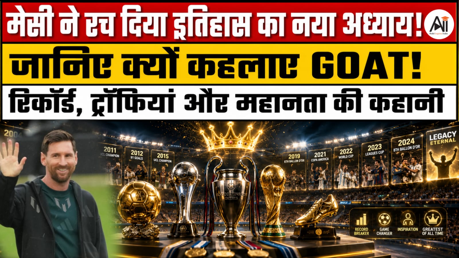 Messi को लेकर Guinness World Records का बड़ा खुलासा - फुटबॉल इतिहास में दर्ज हुए 4 ऐतिहासिक World Cup रिकॉर्ड!
