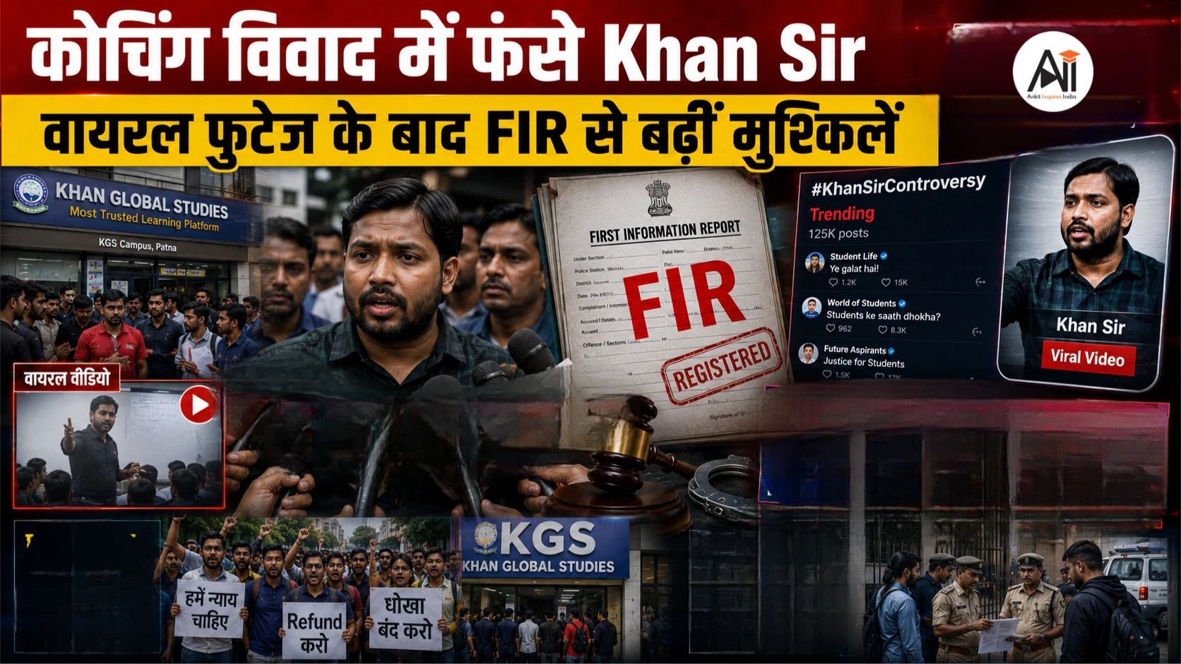 Khan Sir Coaching Controversy: वायरल वीडियो के बाद खान सर पर FIR, क्या हो सकती है गिरफ्तारी?