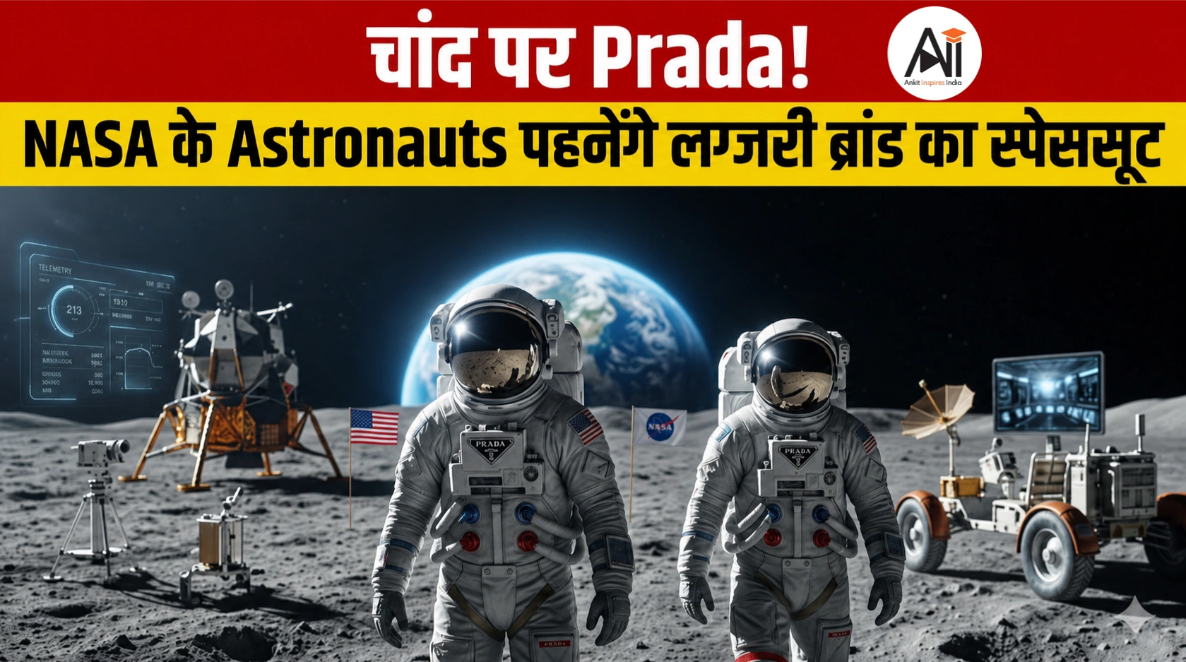 NASA Prada Space Suit: चांद पर फैशन की एंट्री, NASA के अंतरिक्ष यात्री पहन सकते हैं Prada से जुड़े स्पेससूट