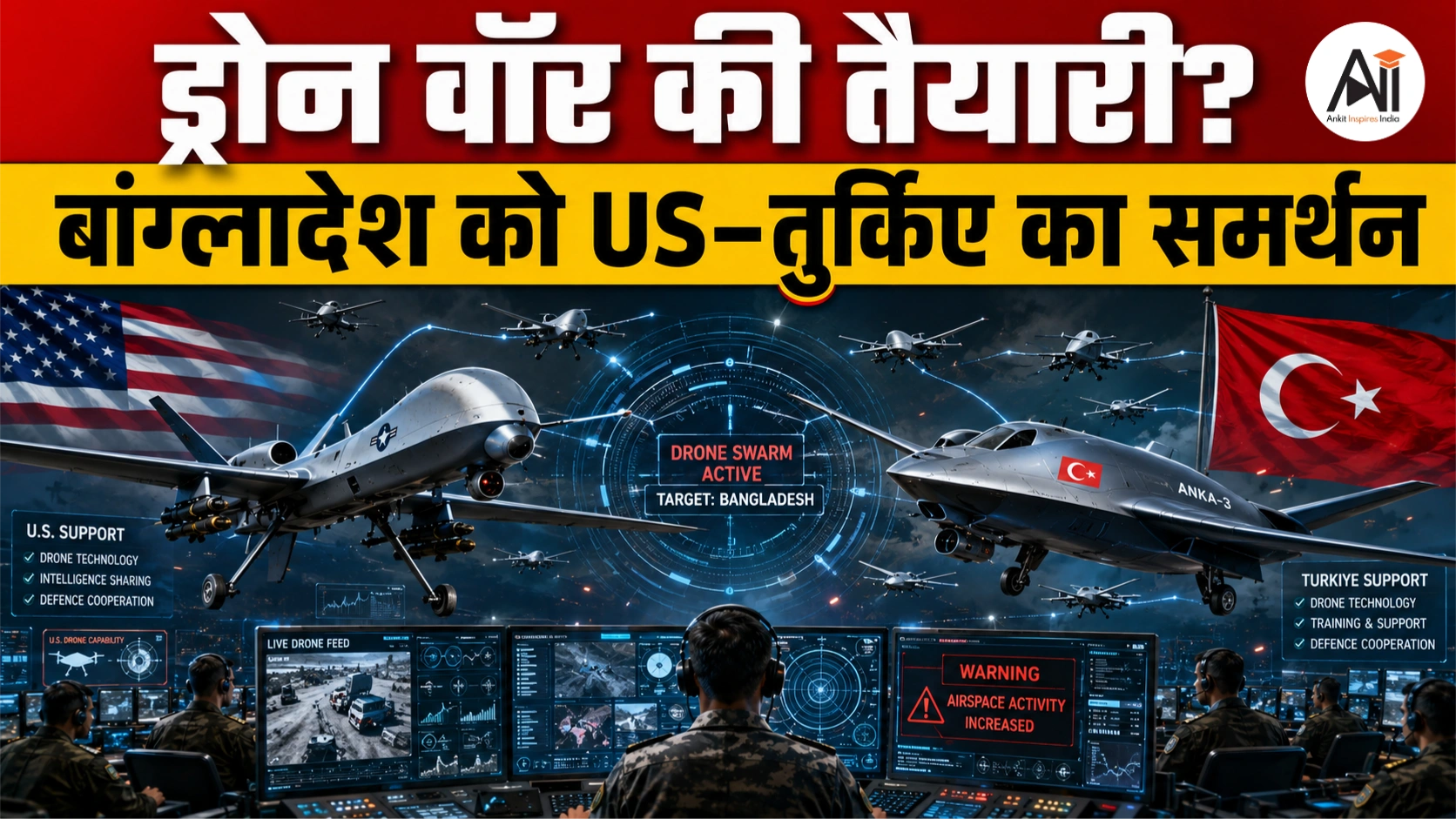 Bangladesh Gets US and Turkey Support: ड्रोन रेजिमेंट और रक्षा तकनीक में अमेरिका-तुर्की का सहयोग