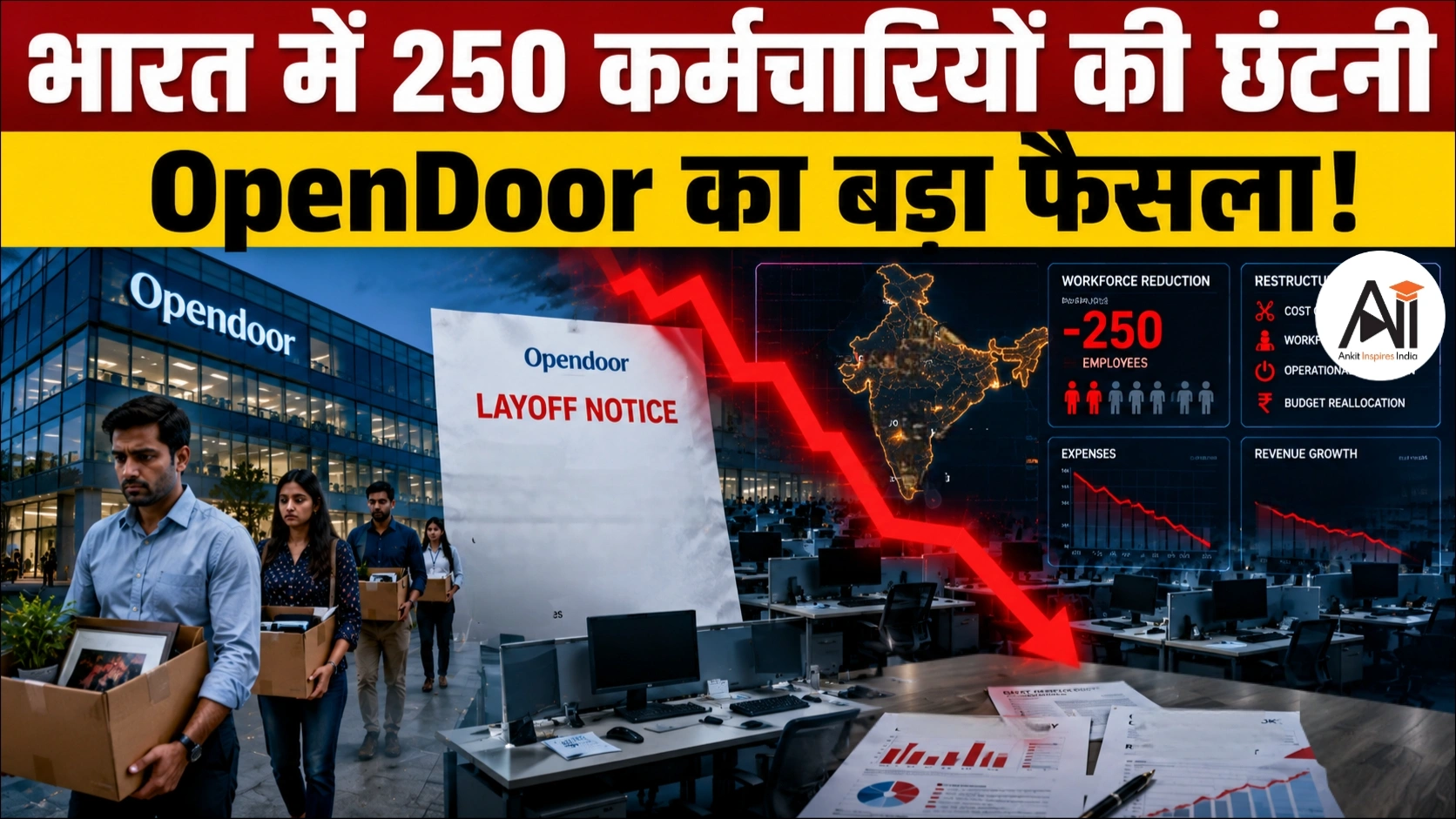 OpenDoor Layoffs: AI रणनीति के तहत OpenDoor ने भारत की पूरी टीम हटाई, करीब 250 कर्मचारियों पर असर